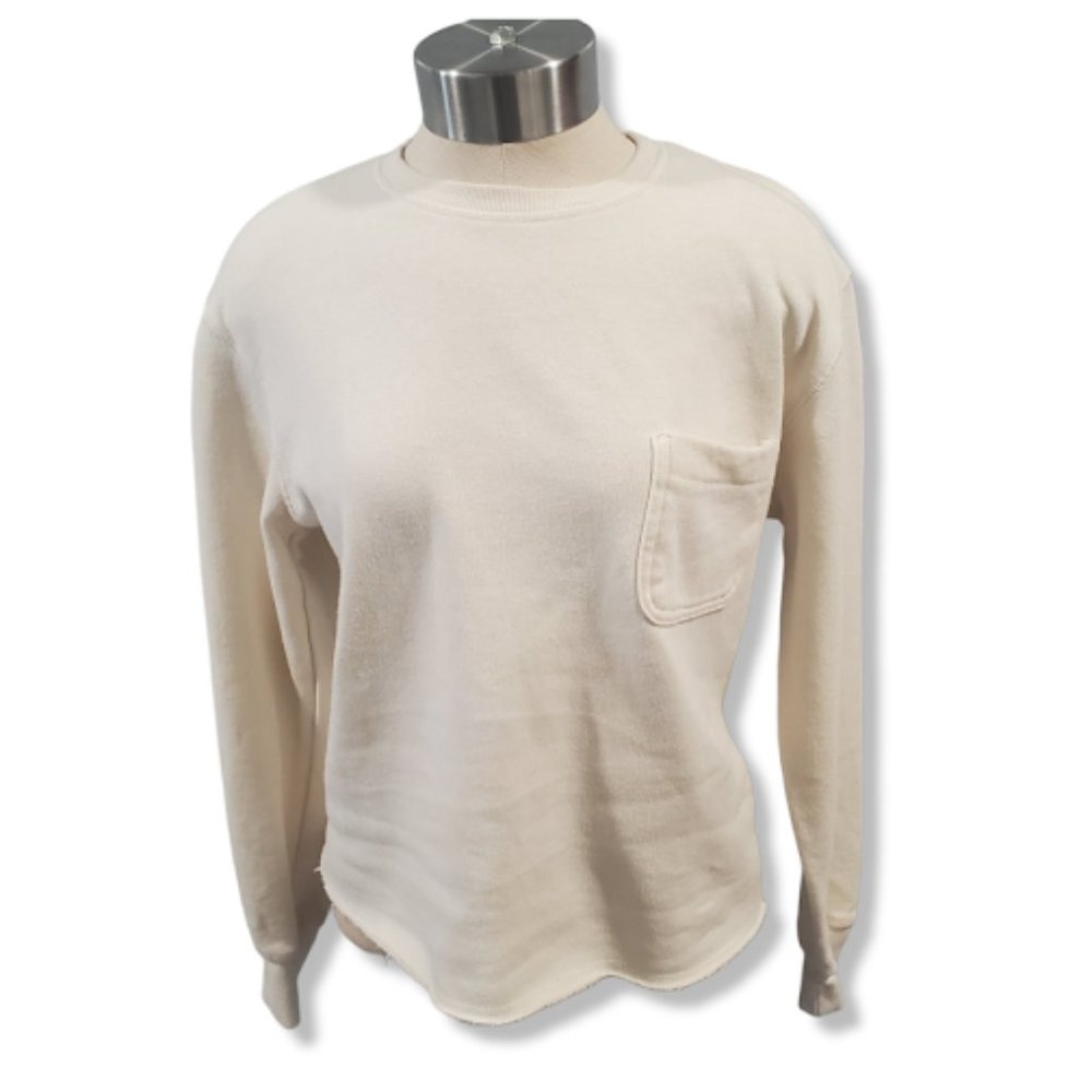 Universal Thread Beige Cropped Pullover Sweater- XS